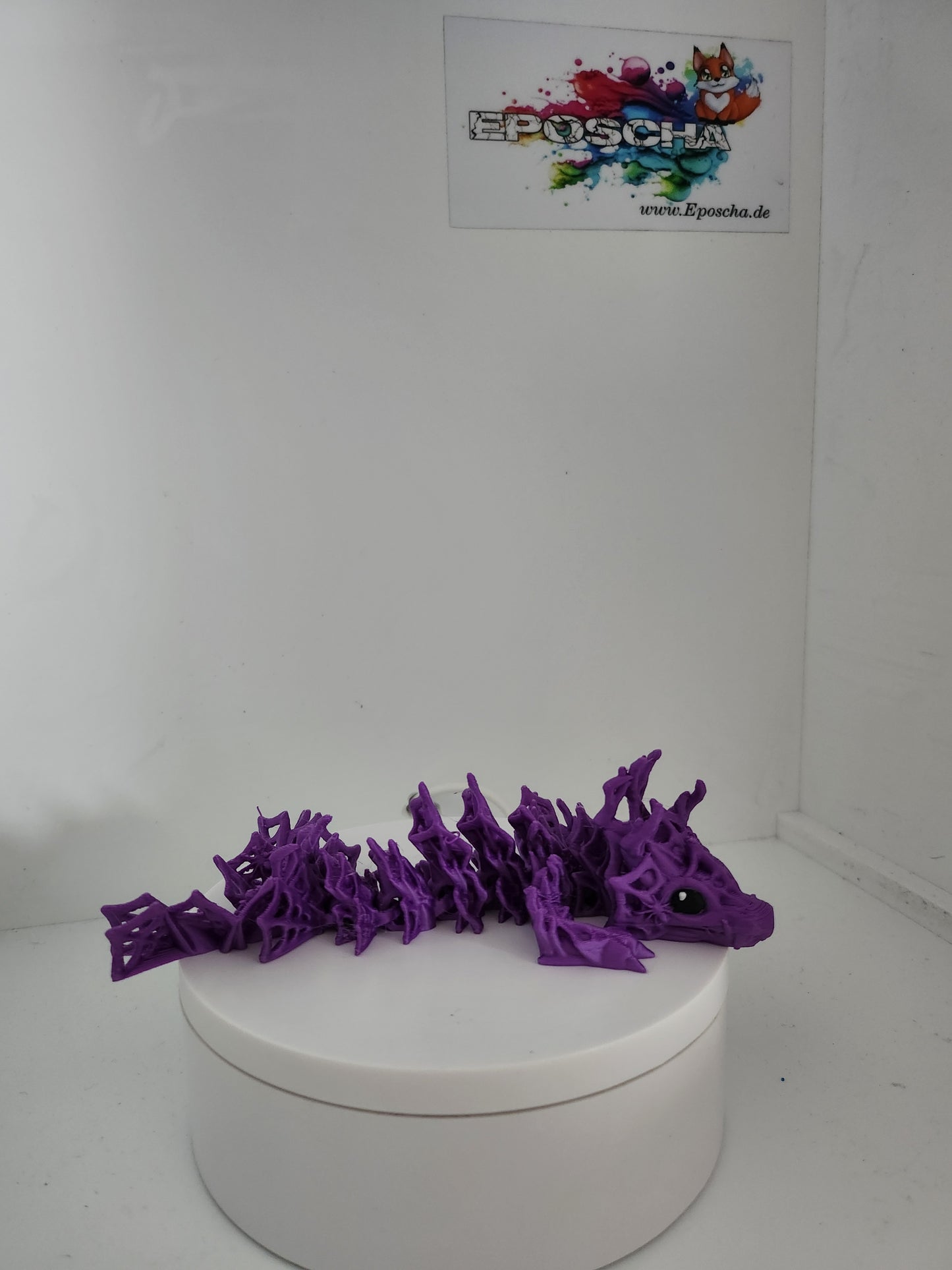 Spinnweben Drache - lila