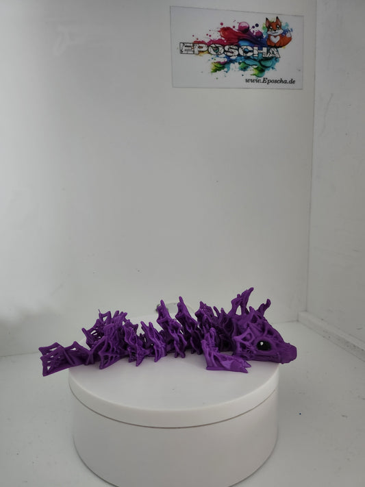 Spinnweben Drache - lila