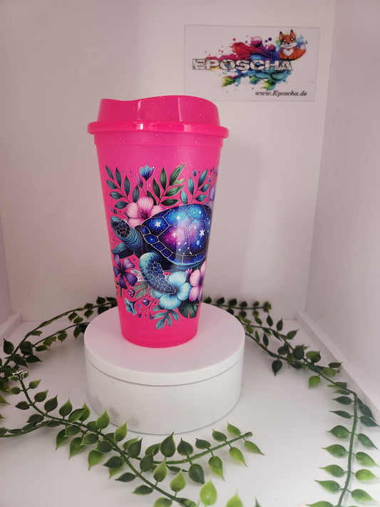 To go becher - pink - Schildkröte
