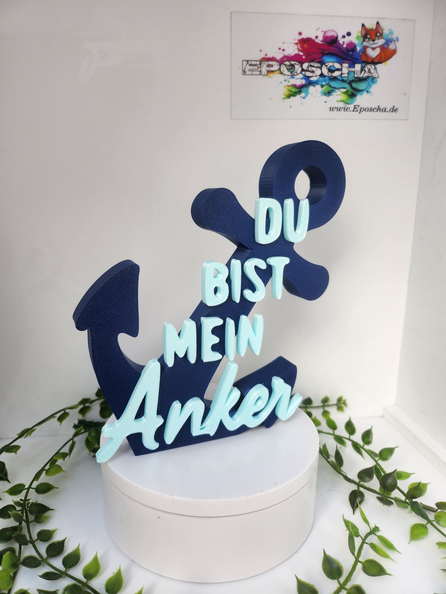 Du bist mein Anker - dunkelblau