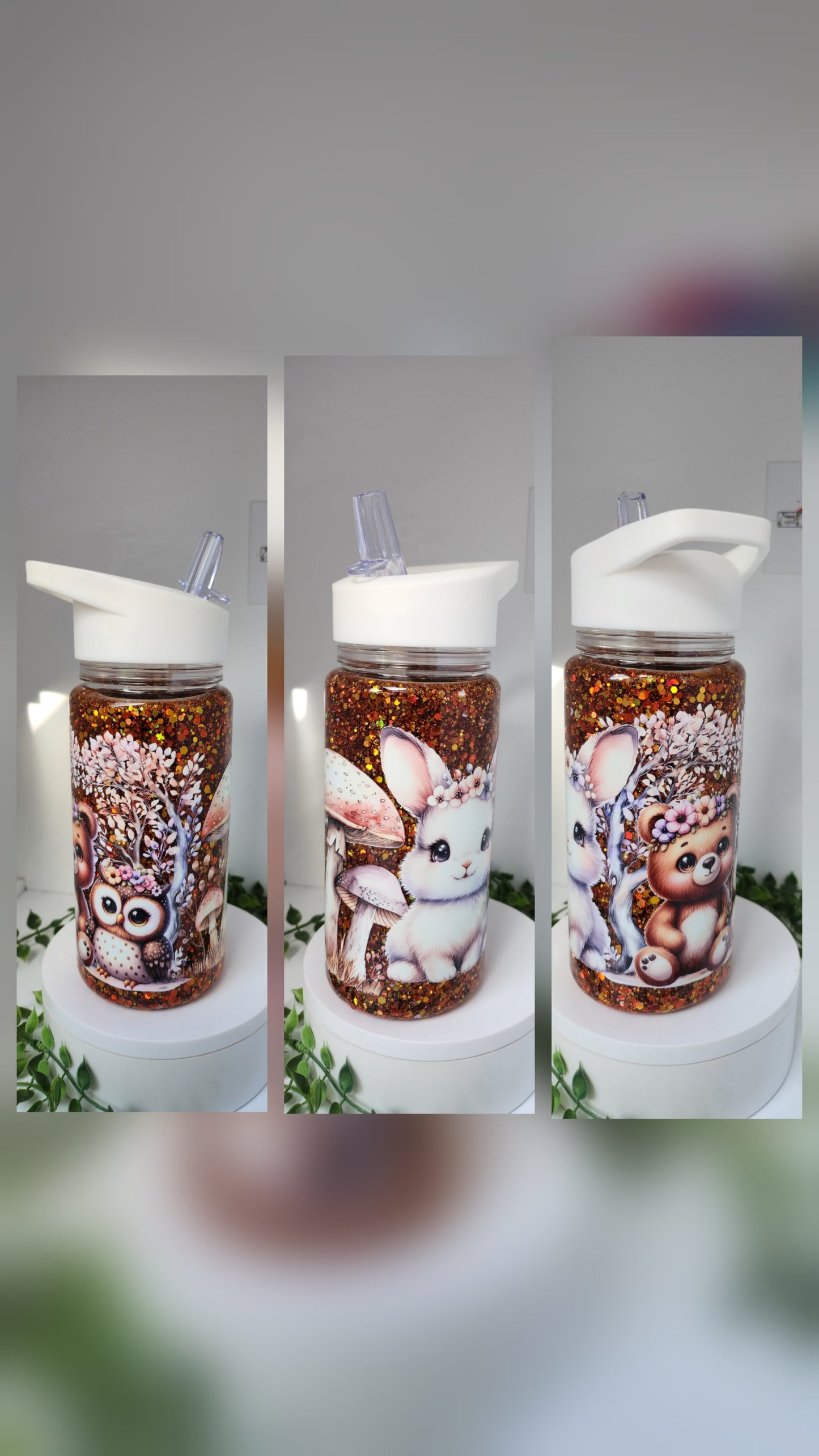 Trinkflasche- waldtiere
