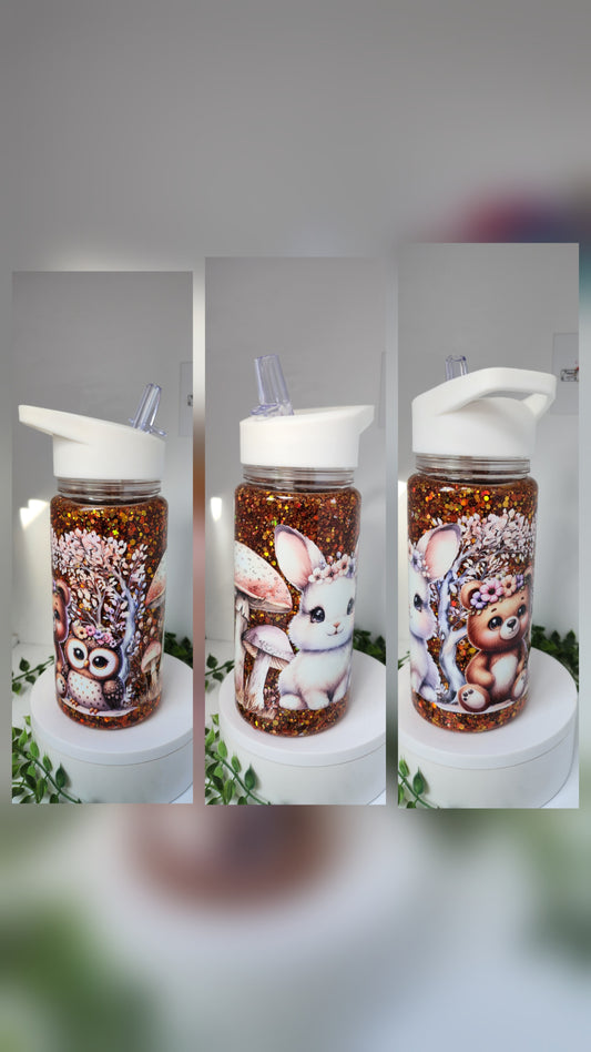 Trinkflasche- waldtiere