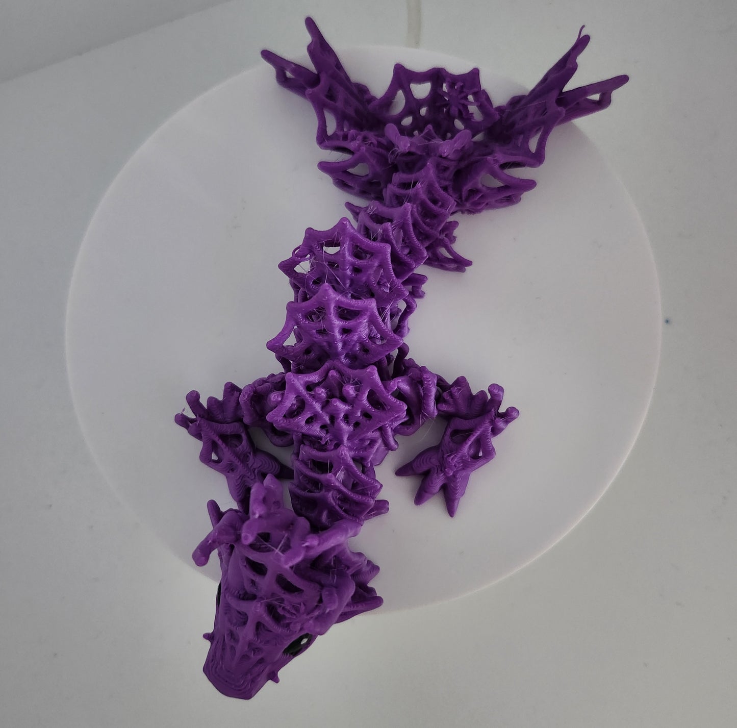 Spinnweben Drache - lila