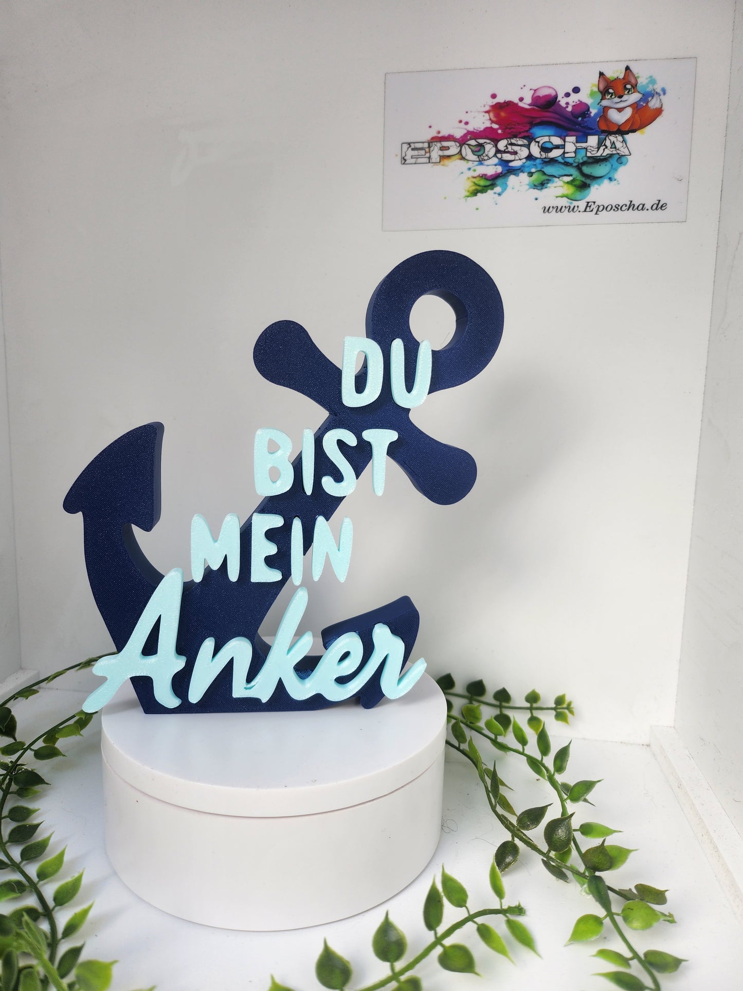 Du bist mein Anker - dunkelblau