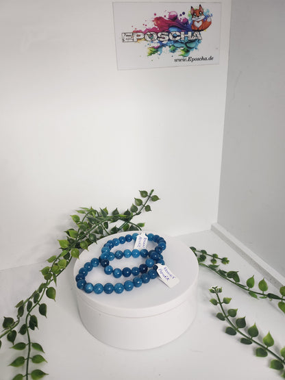 Blauer Apatit Armband