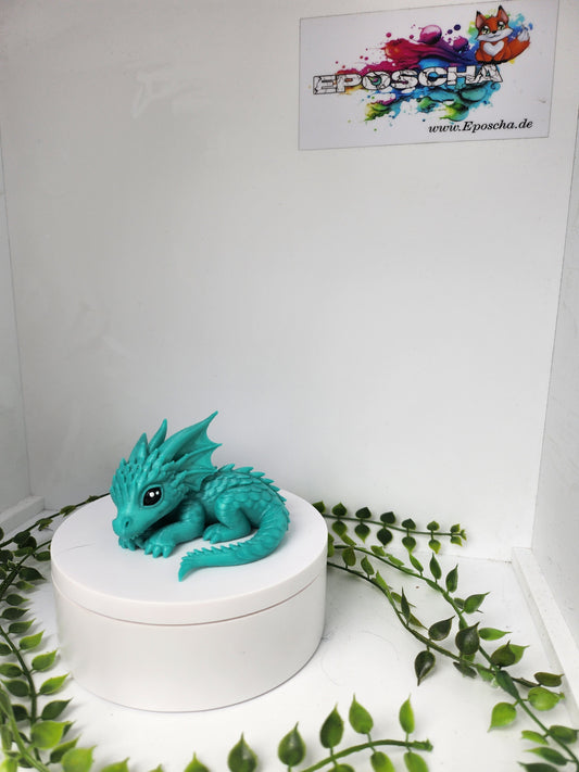 Schlafdrache mint GLITZER