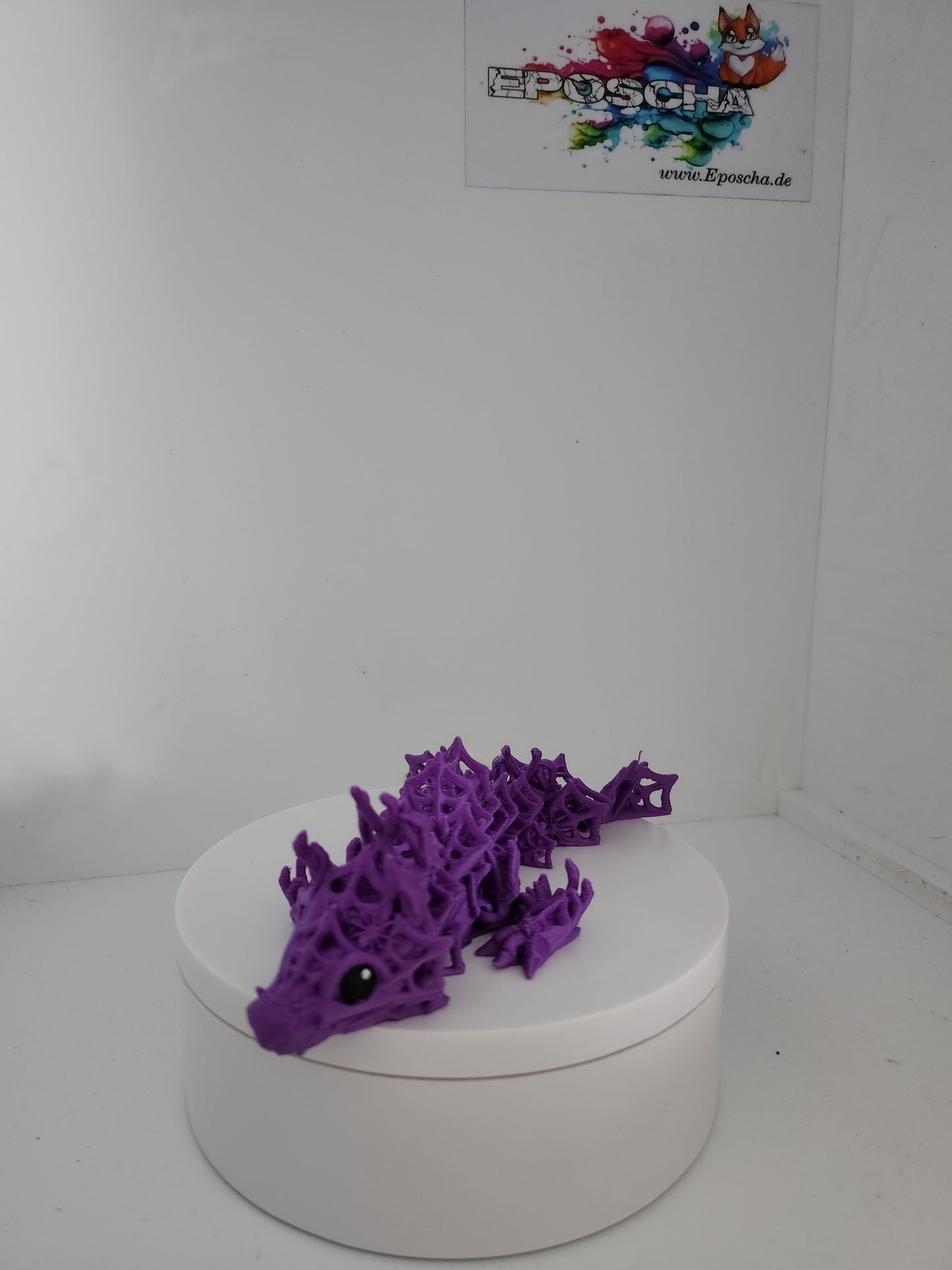 Spinnweben Drache - lila