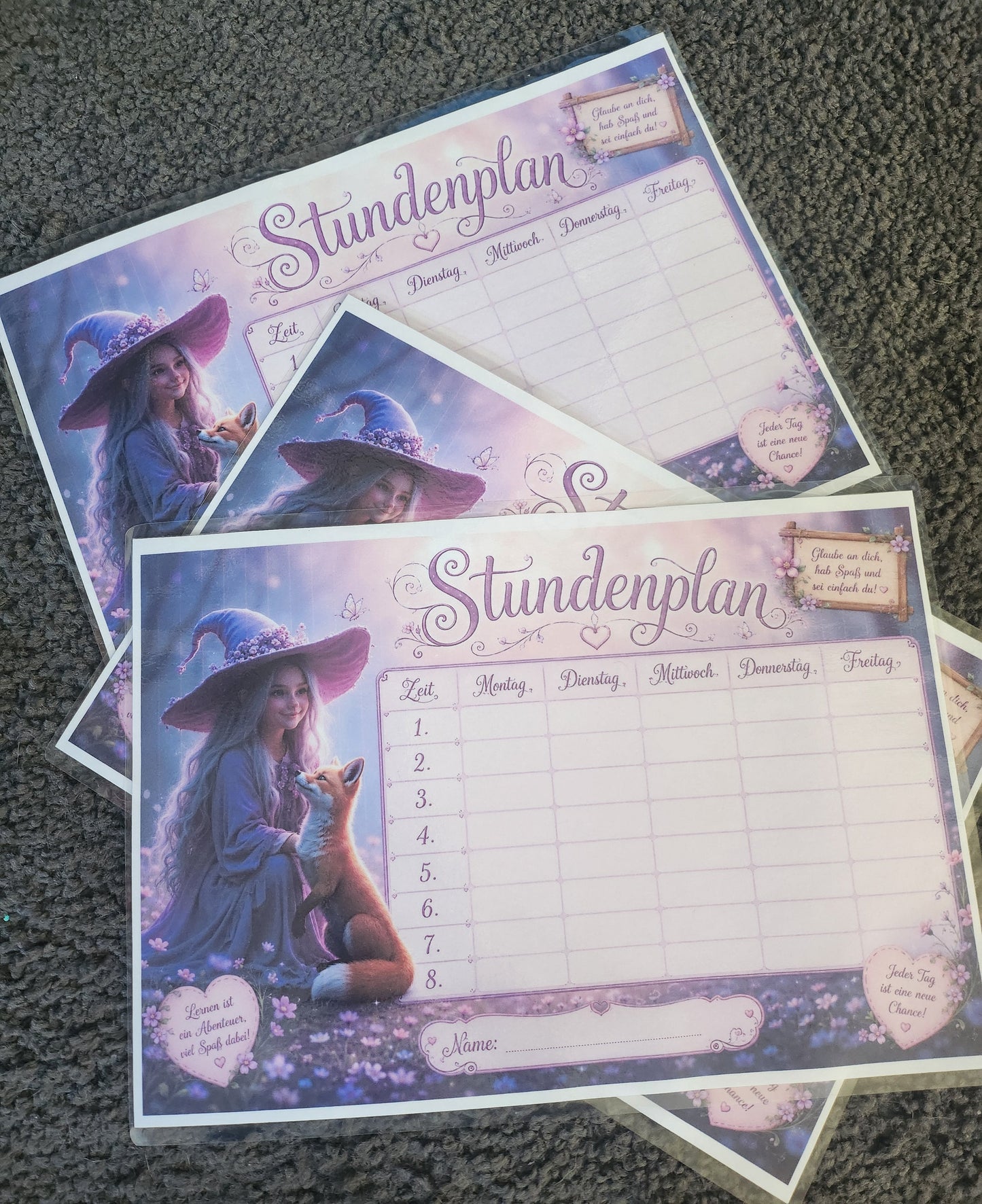Stundenplan- Waldhexe