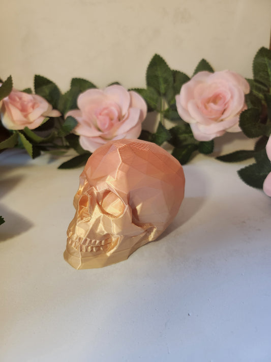 Poly skull peach