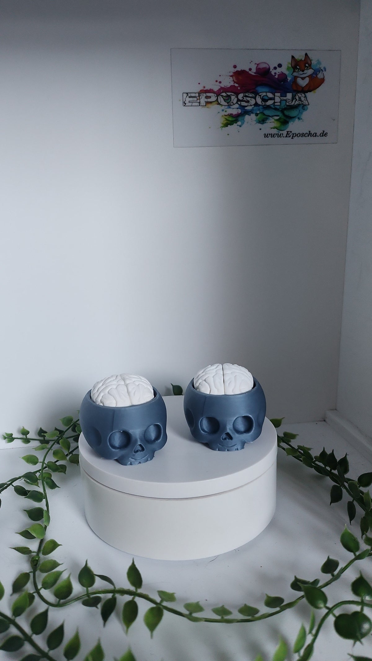 Clicker- Spooky - Grau weiß