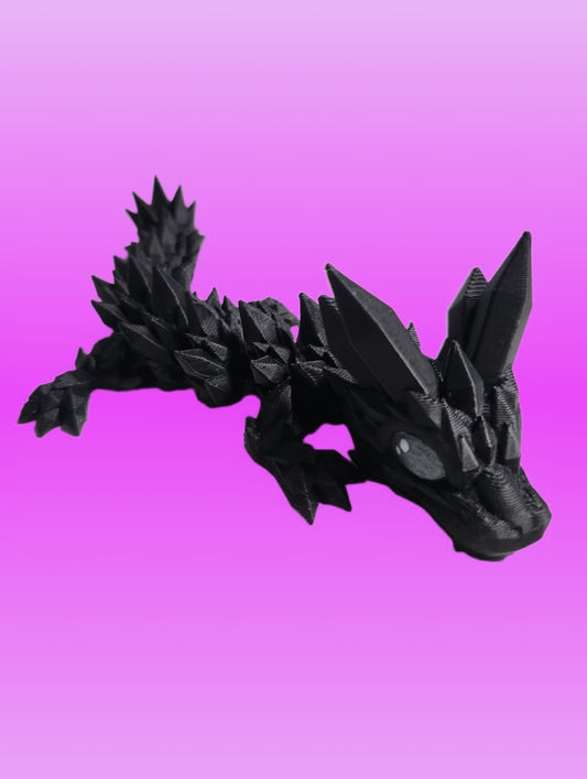 Kristalldrache schwarz