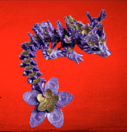 Kirschblüten drache - lila