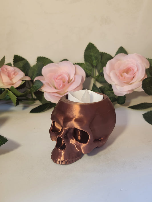 LED Teelicht Totenkopf