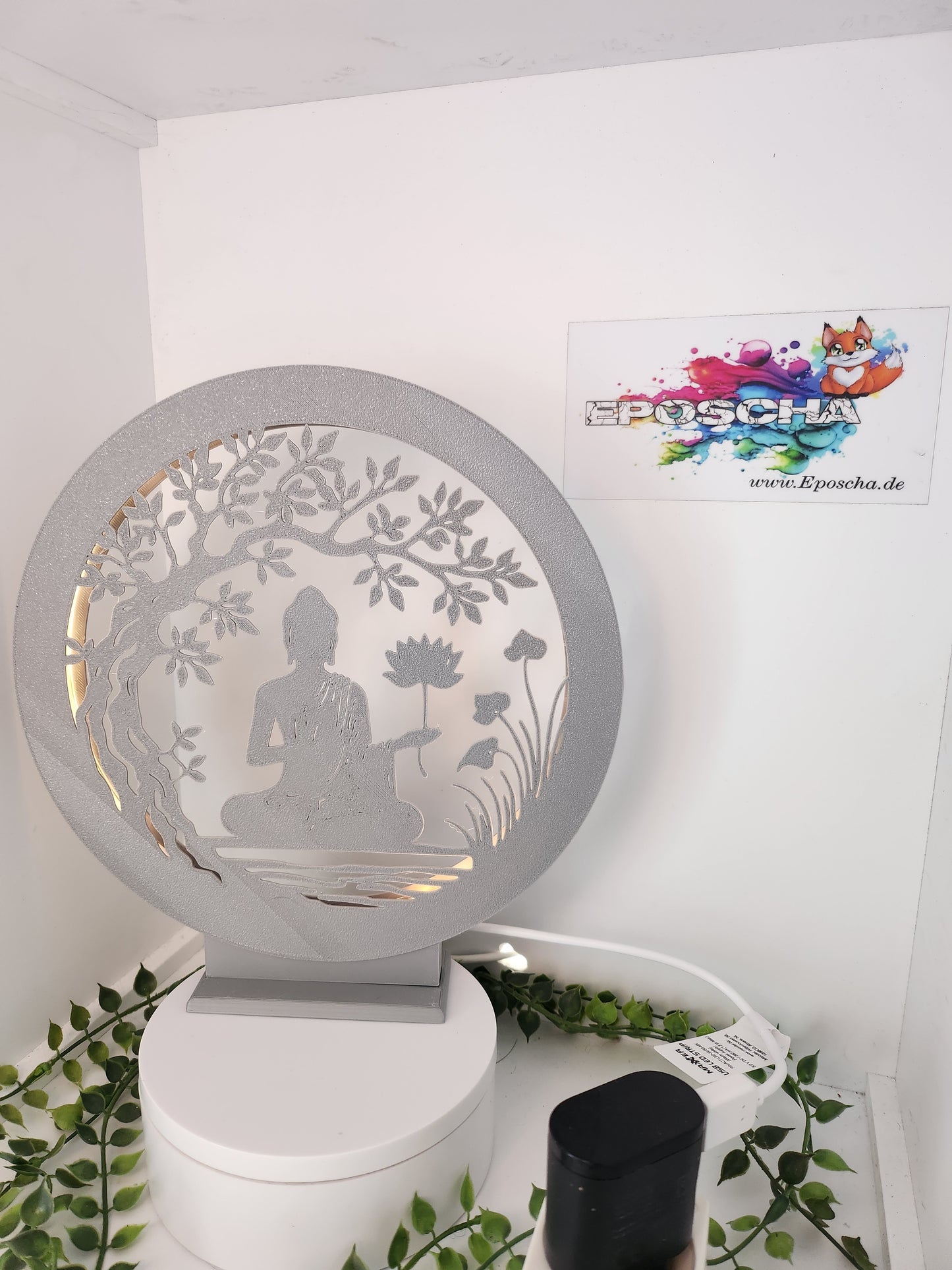 Buddha Silhouetten lampe
