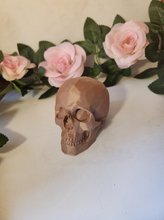 Poly skull -braun