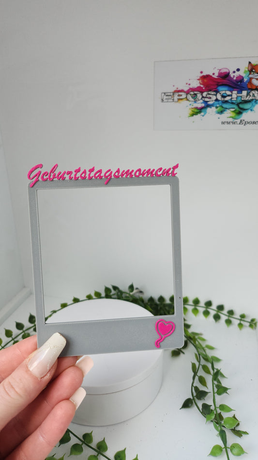 Fotorahmen- Geburtstagsmoment