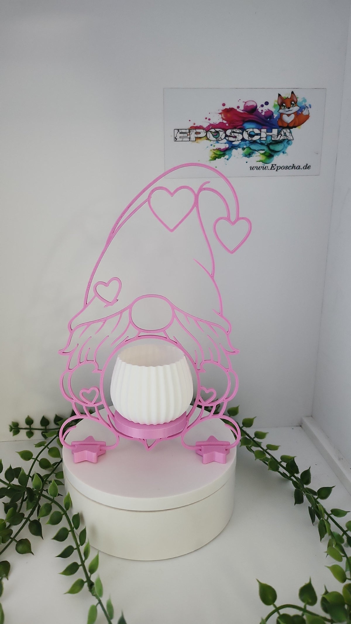 LED ☆ Wichtel love - Rosa