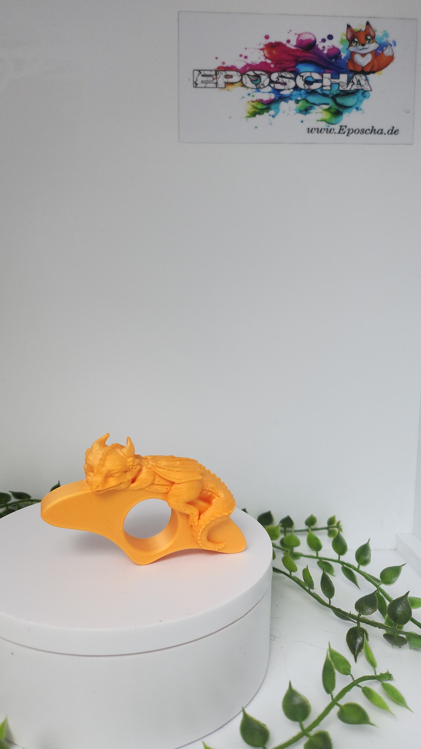 Buchseitenhalter sleep dragon- orange