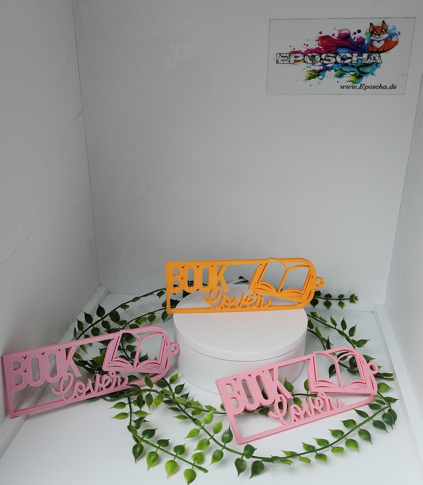 3D Lesezeichen "Book lover"