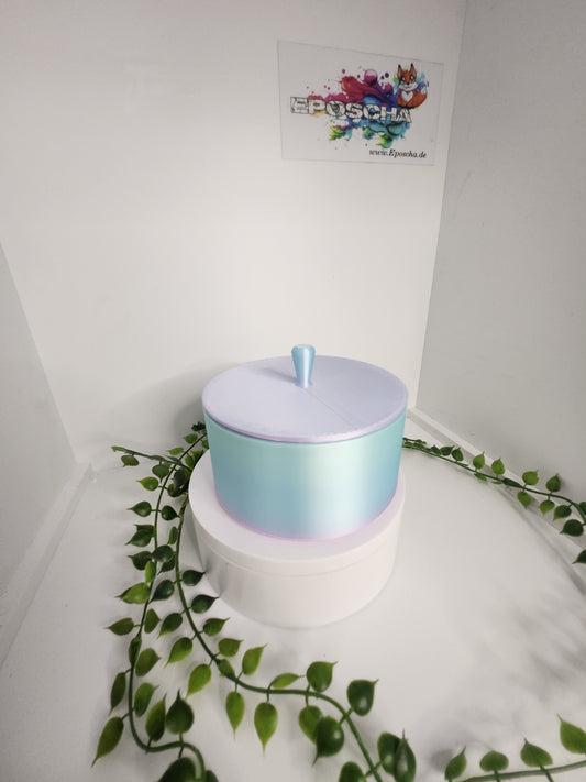 Aufbewahrung/Dose - mint/lila
