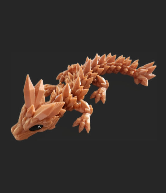 Kristalldrache - orange