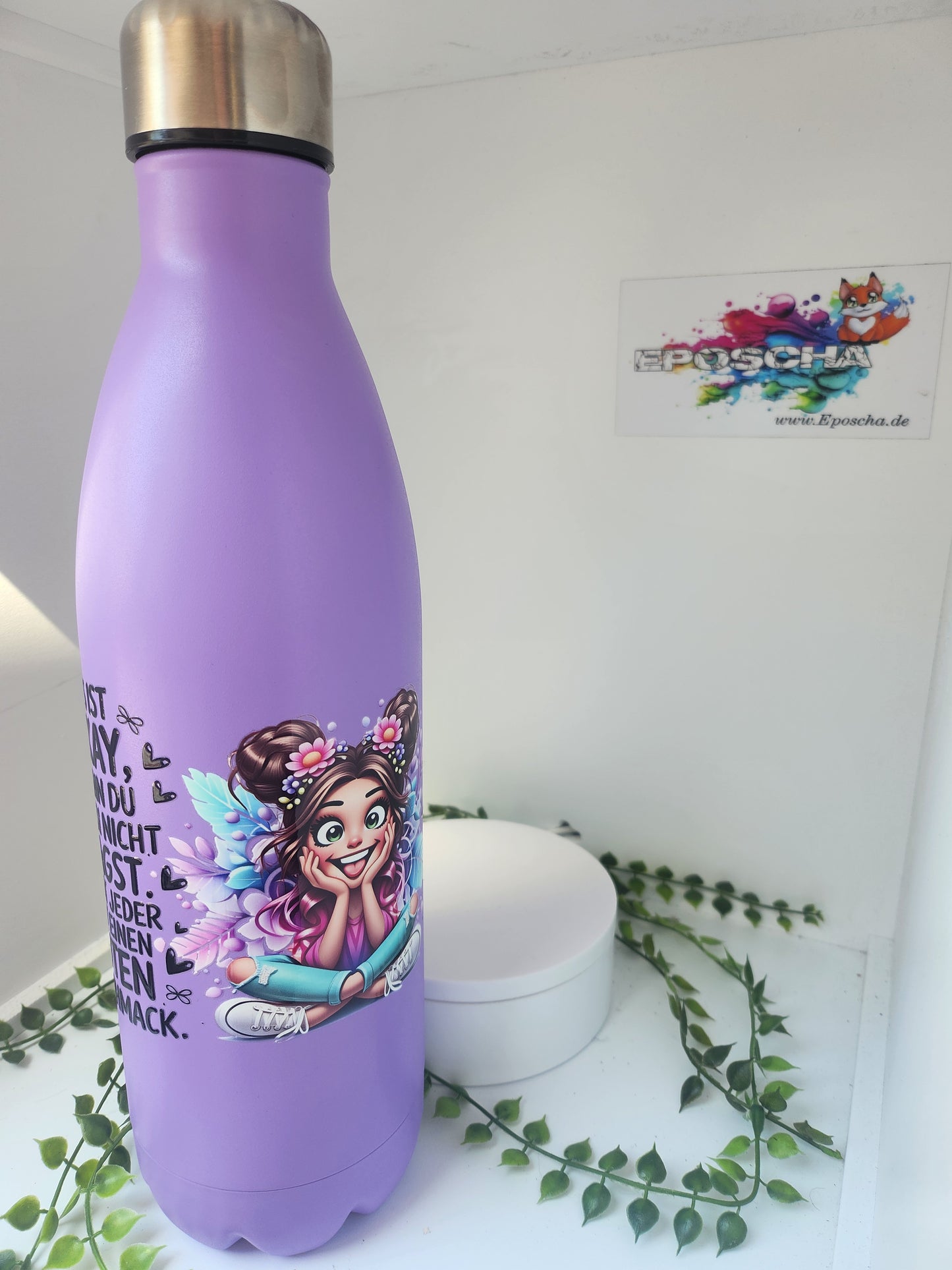 Thermosflasche 1L - lila