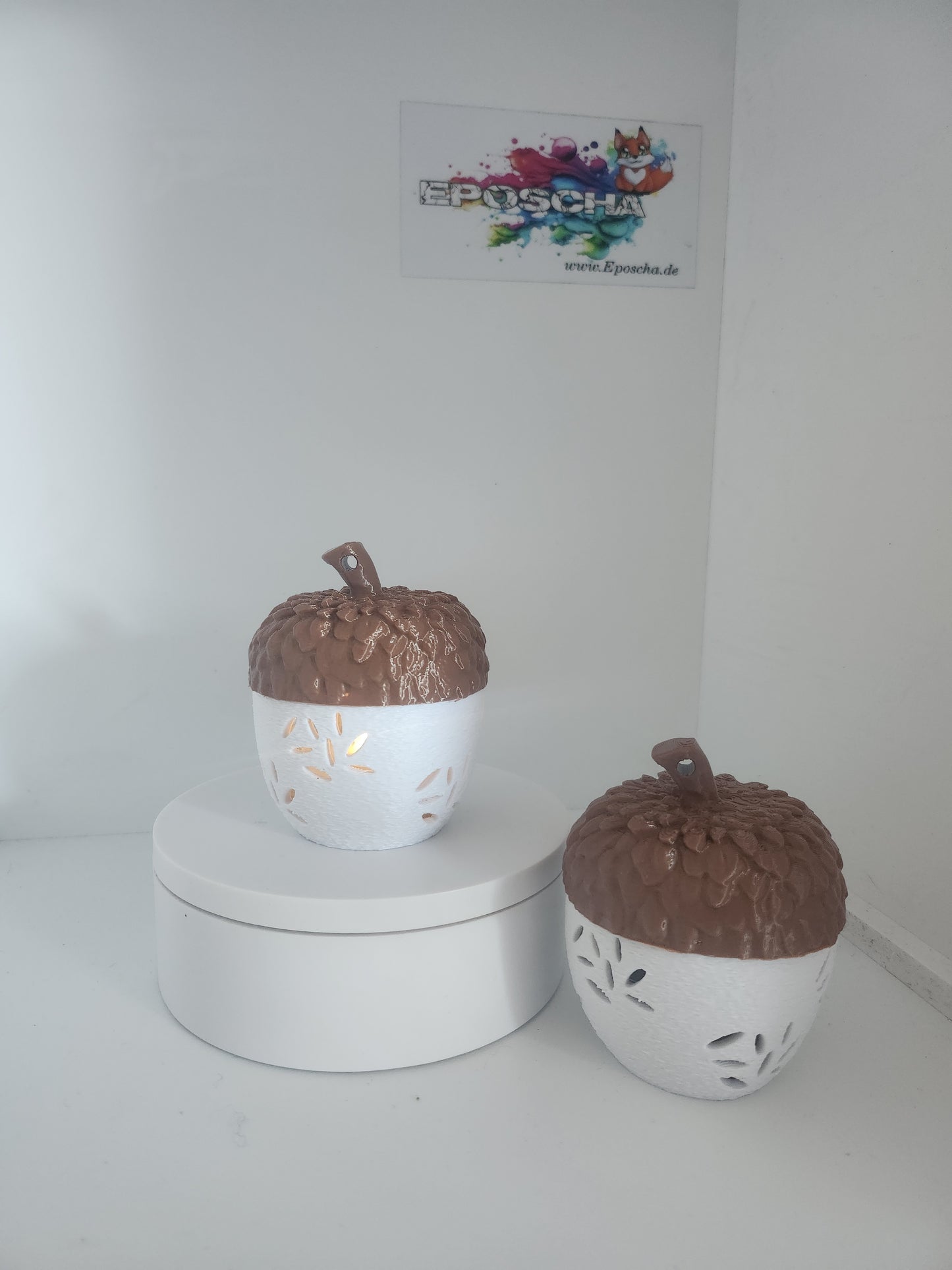 Eichel mit Beleuchtung