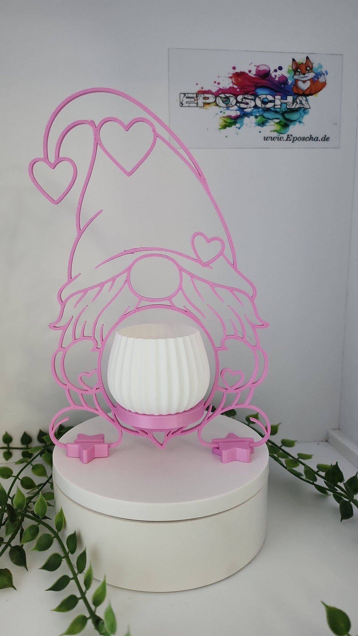 LED ☆ Wichtel Love- rosa