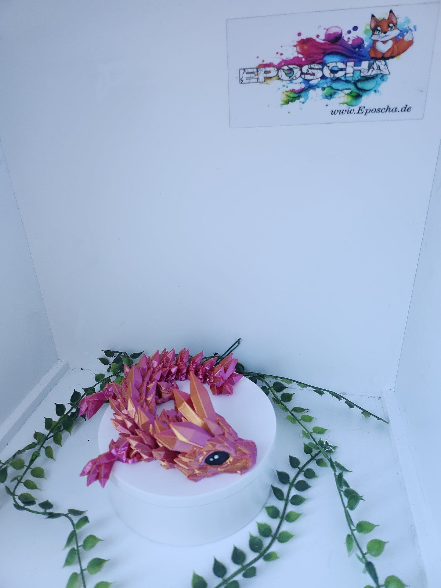 Kristalldrache Silk dreifarbig
