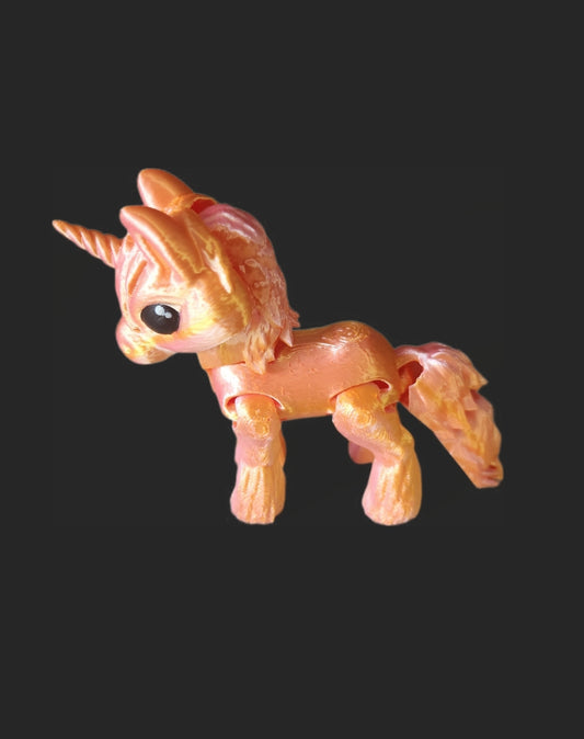 Einhorn - gold rosa