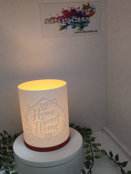 Lythophan Lampe- home sweet home