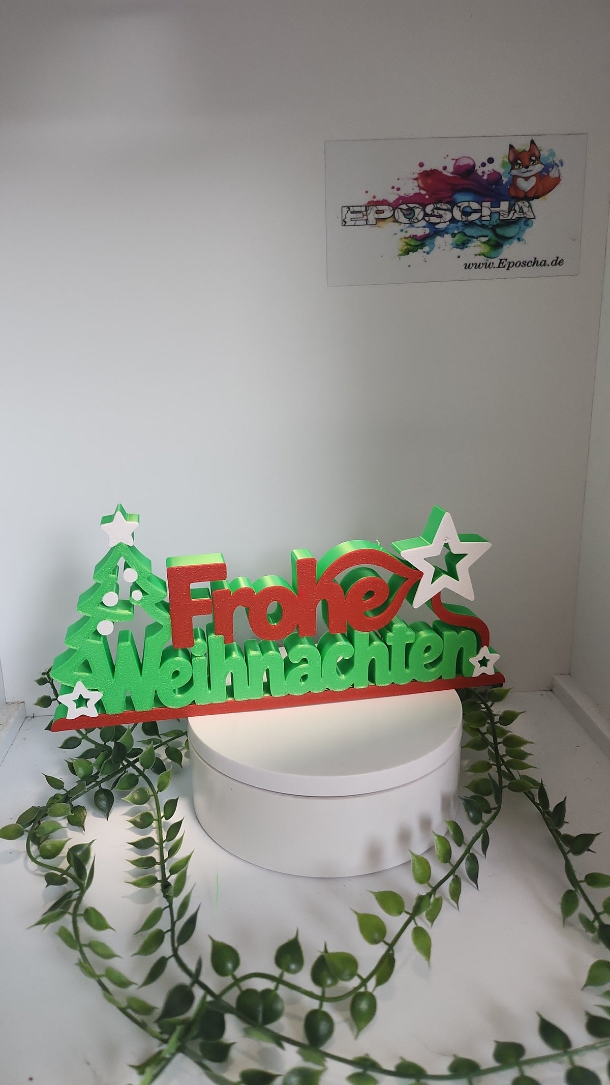 Frohe Weihnachten- grün,rot,weiß