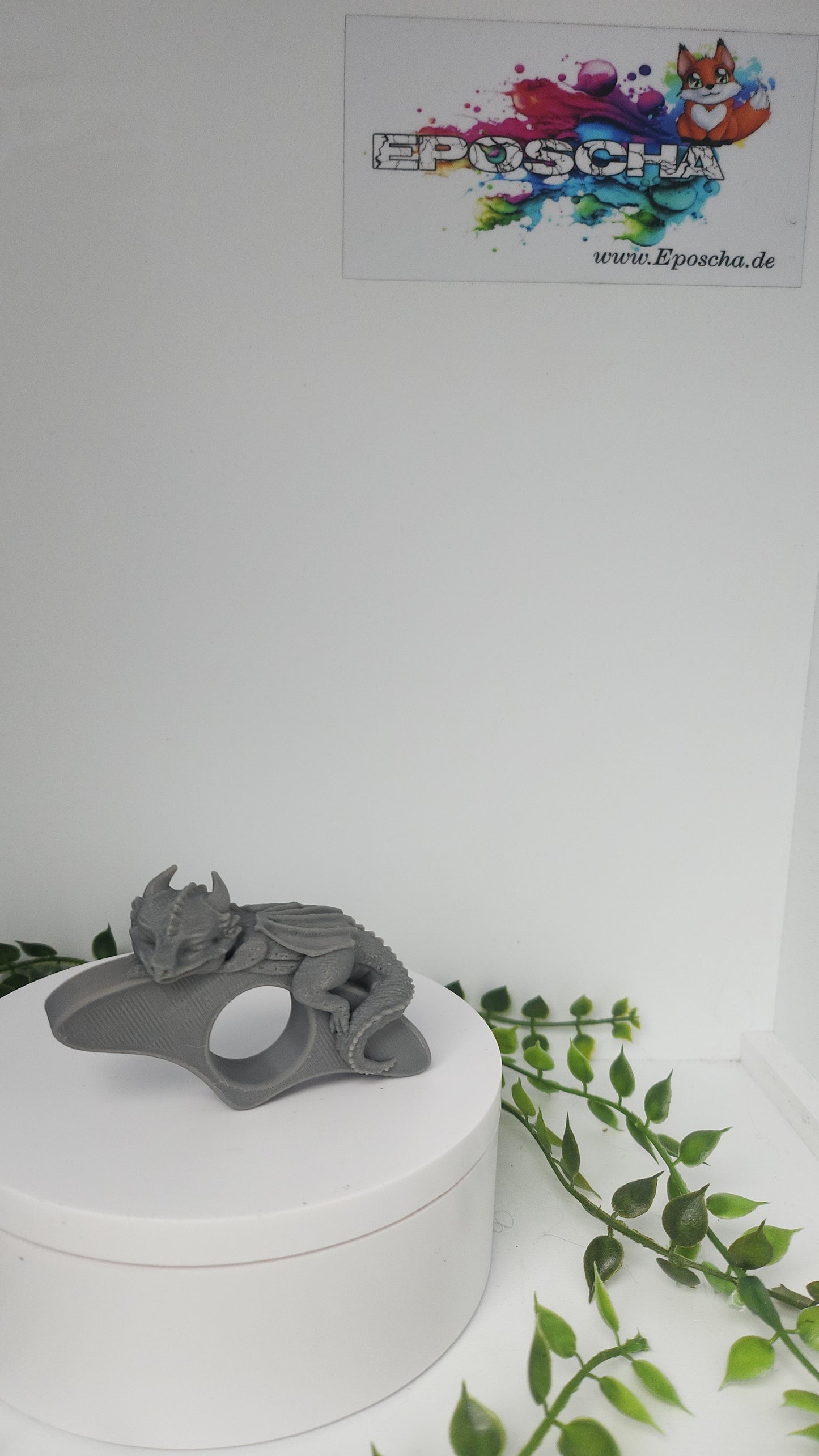 Buchseitenhalter- sleep dragon - grau