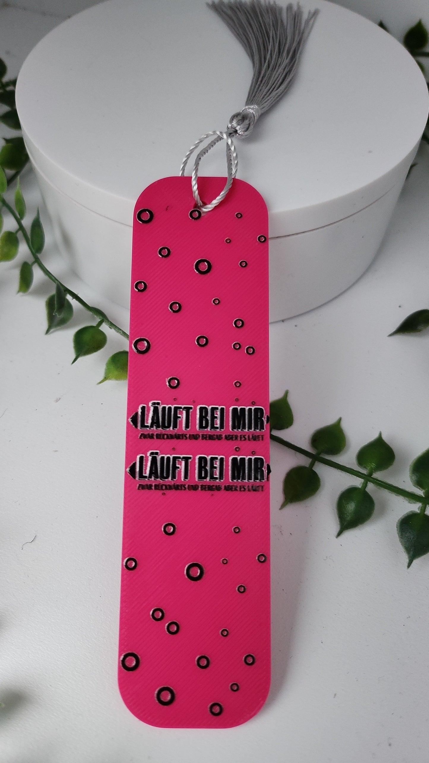 Lesezeichen pink - läuft bei mir