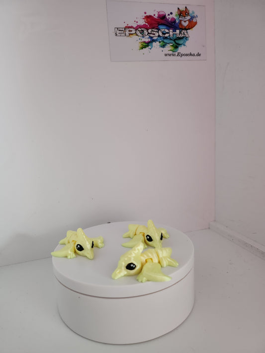 Mini Flugsaurier - gelb
