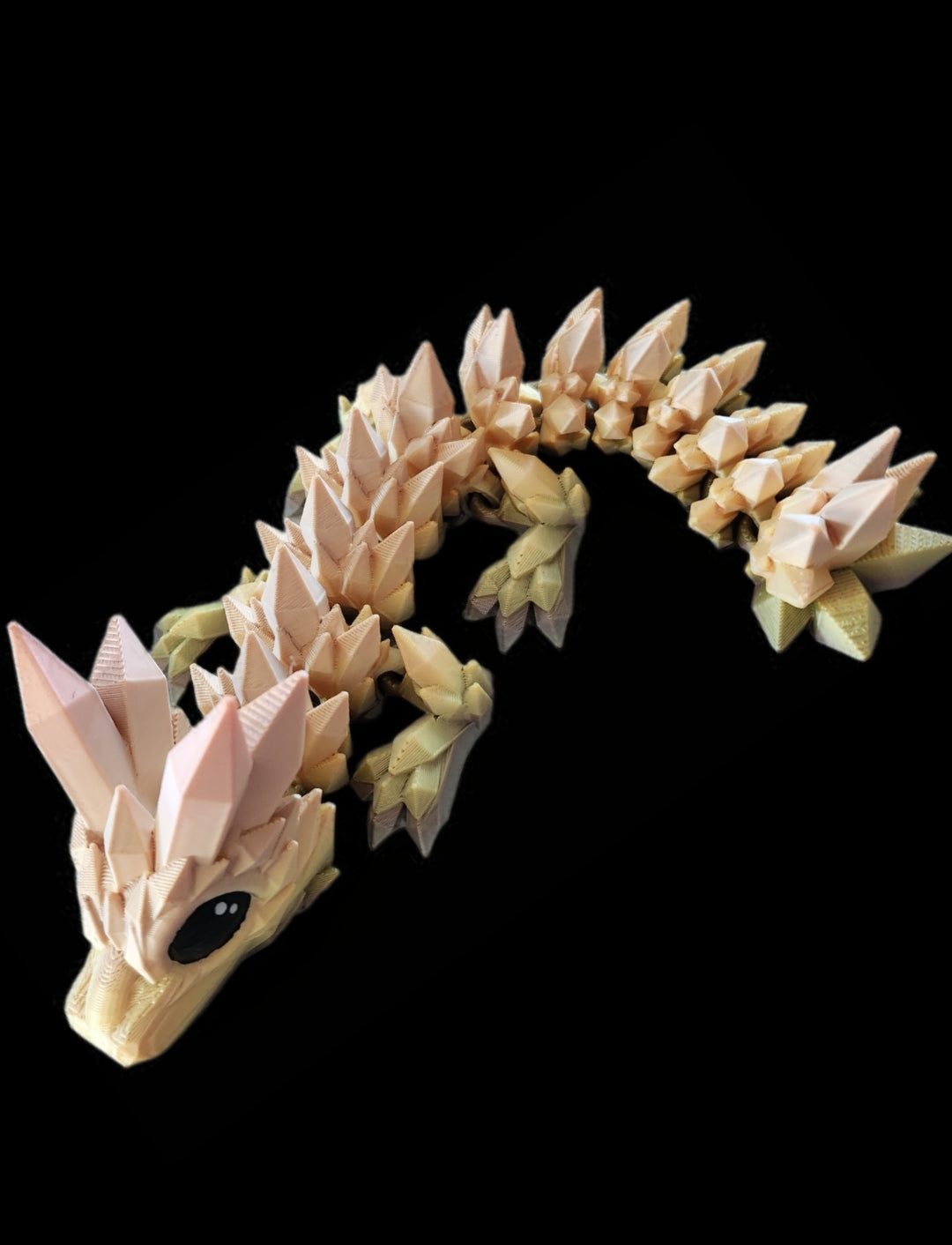 L-  kristalldrache ,mehrfarbig