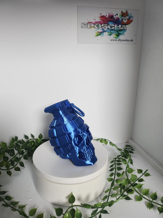 Totenkopf Granate- Royalblau