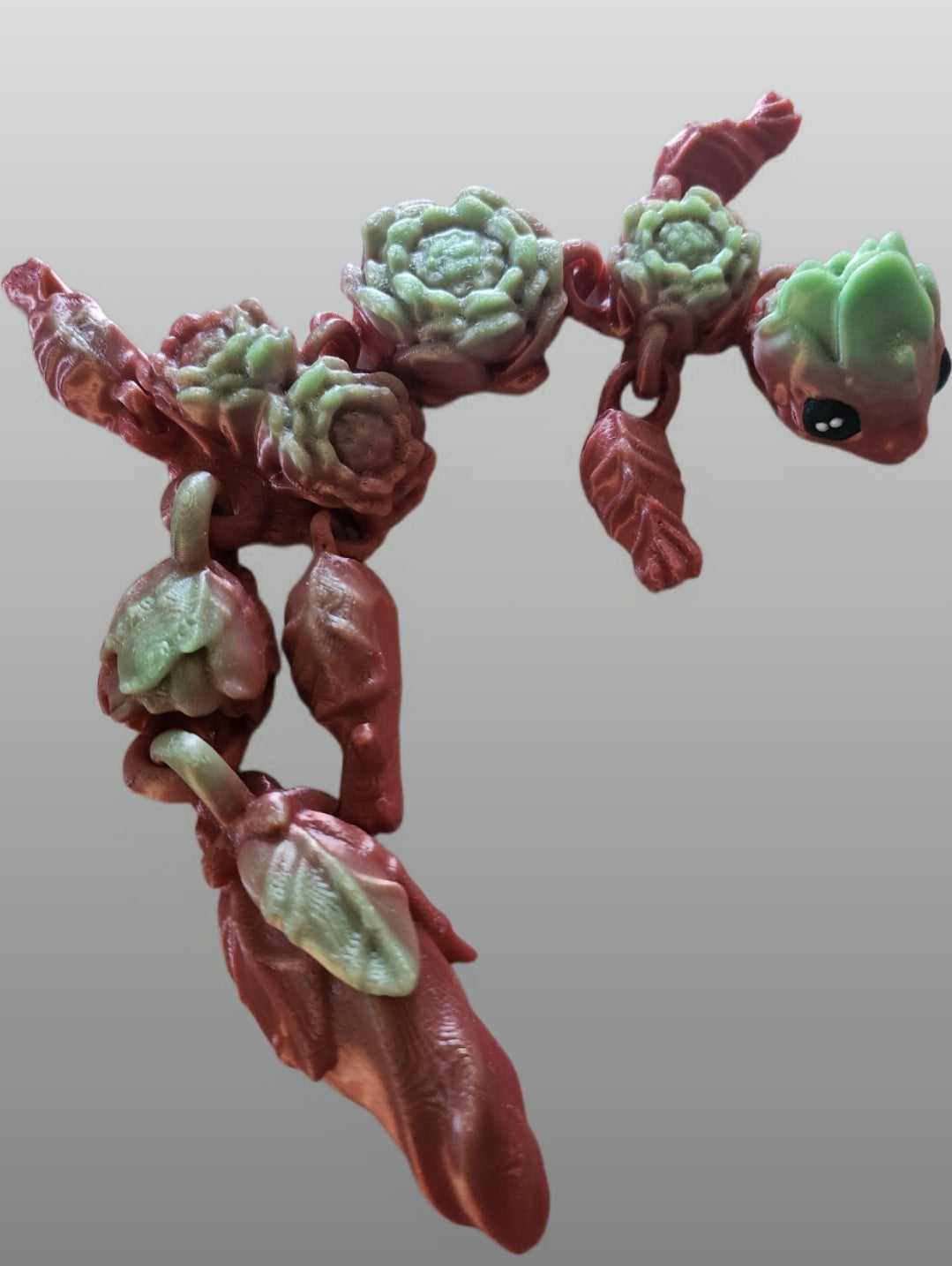 Lotus drache rot/grün