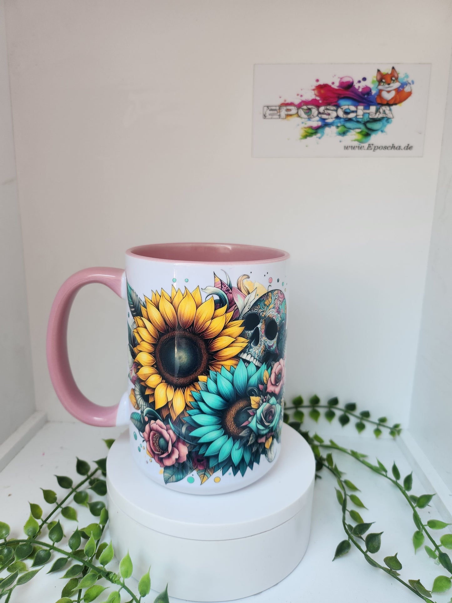 Tasse Max- rosa - skull