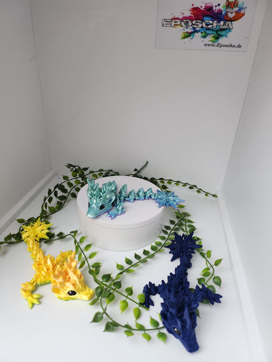 Schneeflocken drache