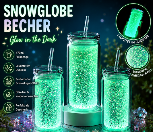 Glow in the dark snowglobe
