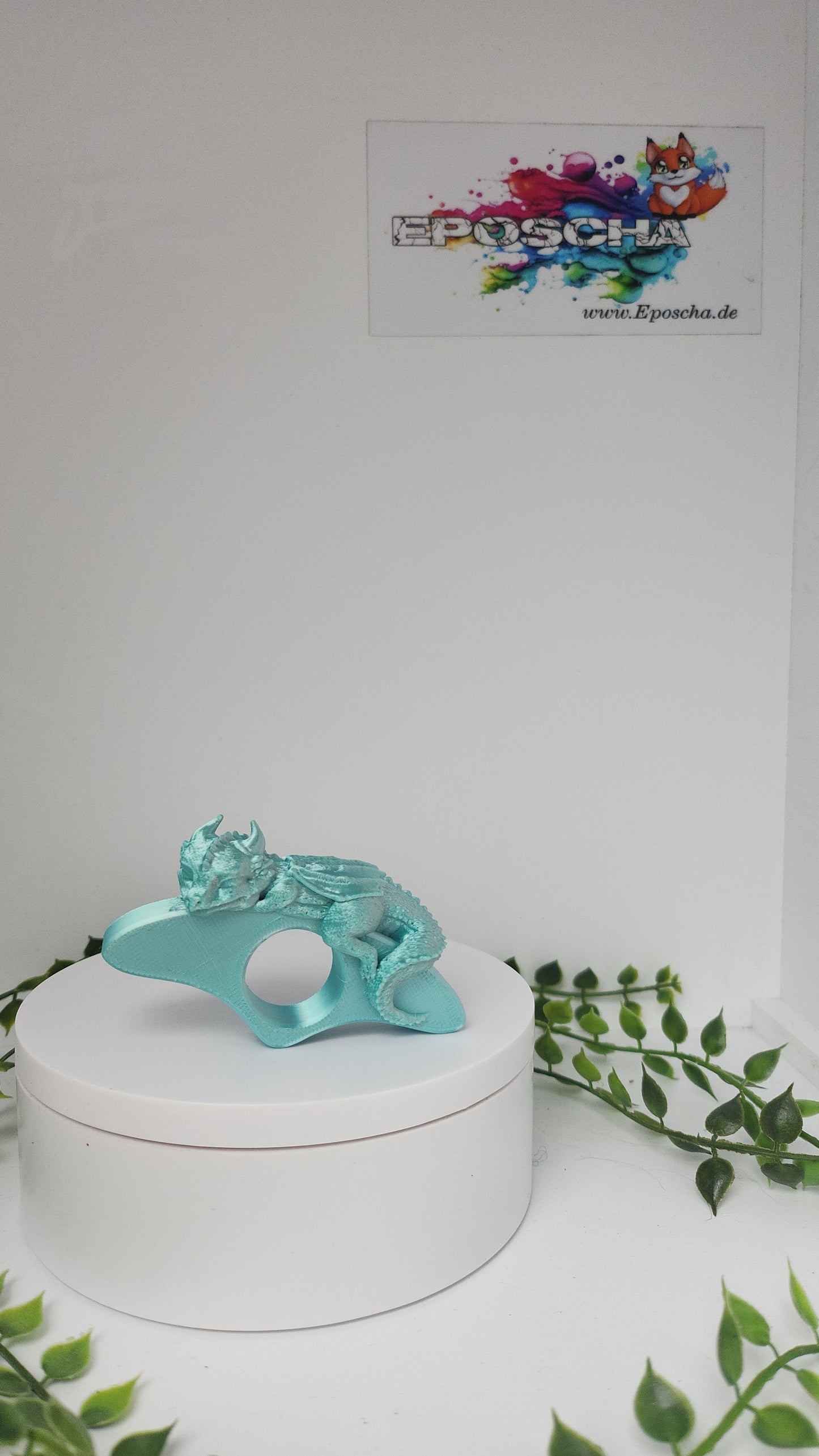 Buchseitenhalter slepp dragon - green/silver