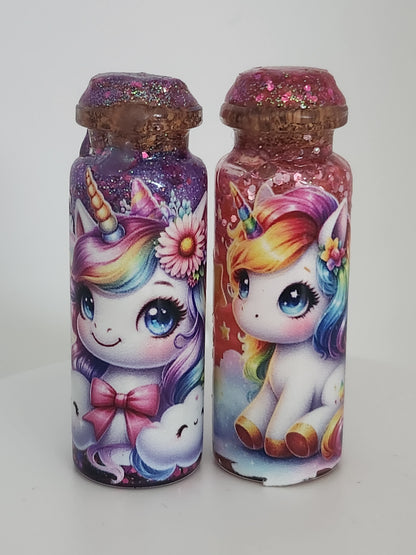 Einhorn Glitzer flasche