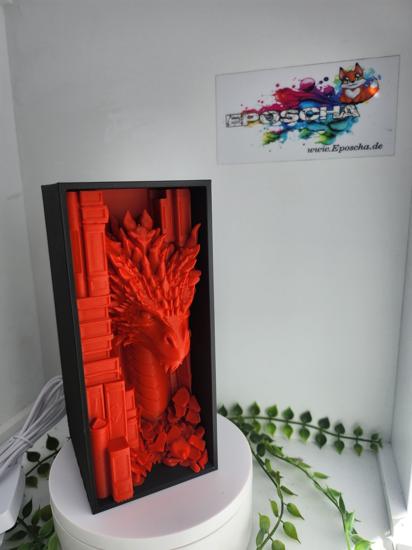 LED Drachen nische
