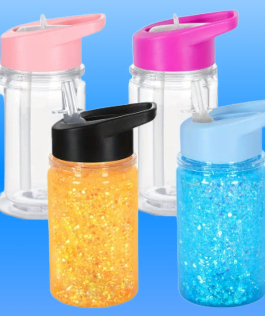 Glitzer/lava trinkflasche 300ml