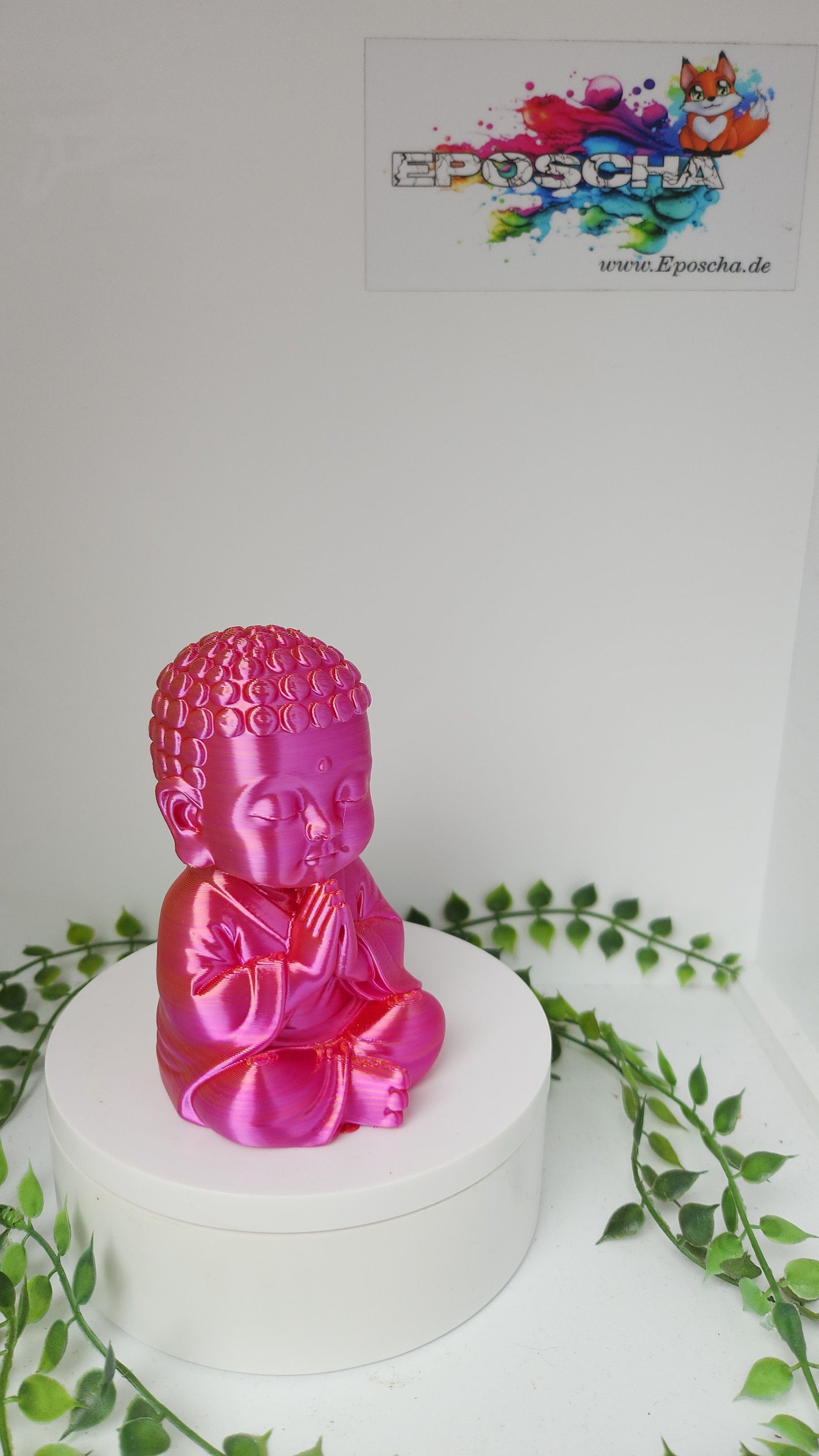 Buddha- pink,rot,gold
