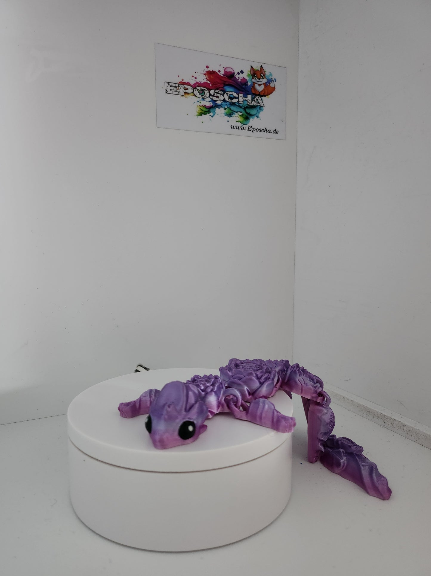 Lotusblumen-Blüten drache lila