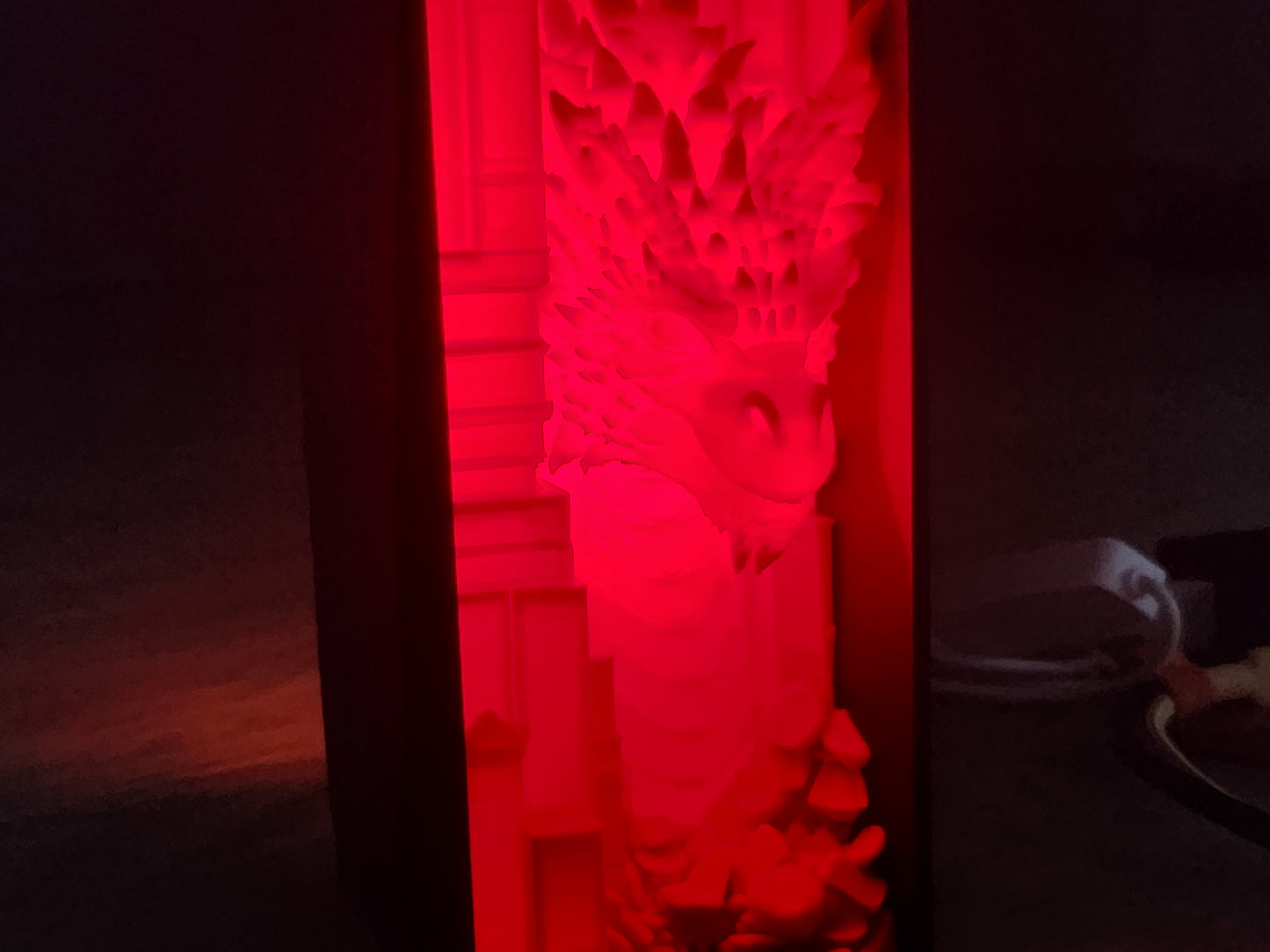 LED Drachen nische