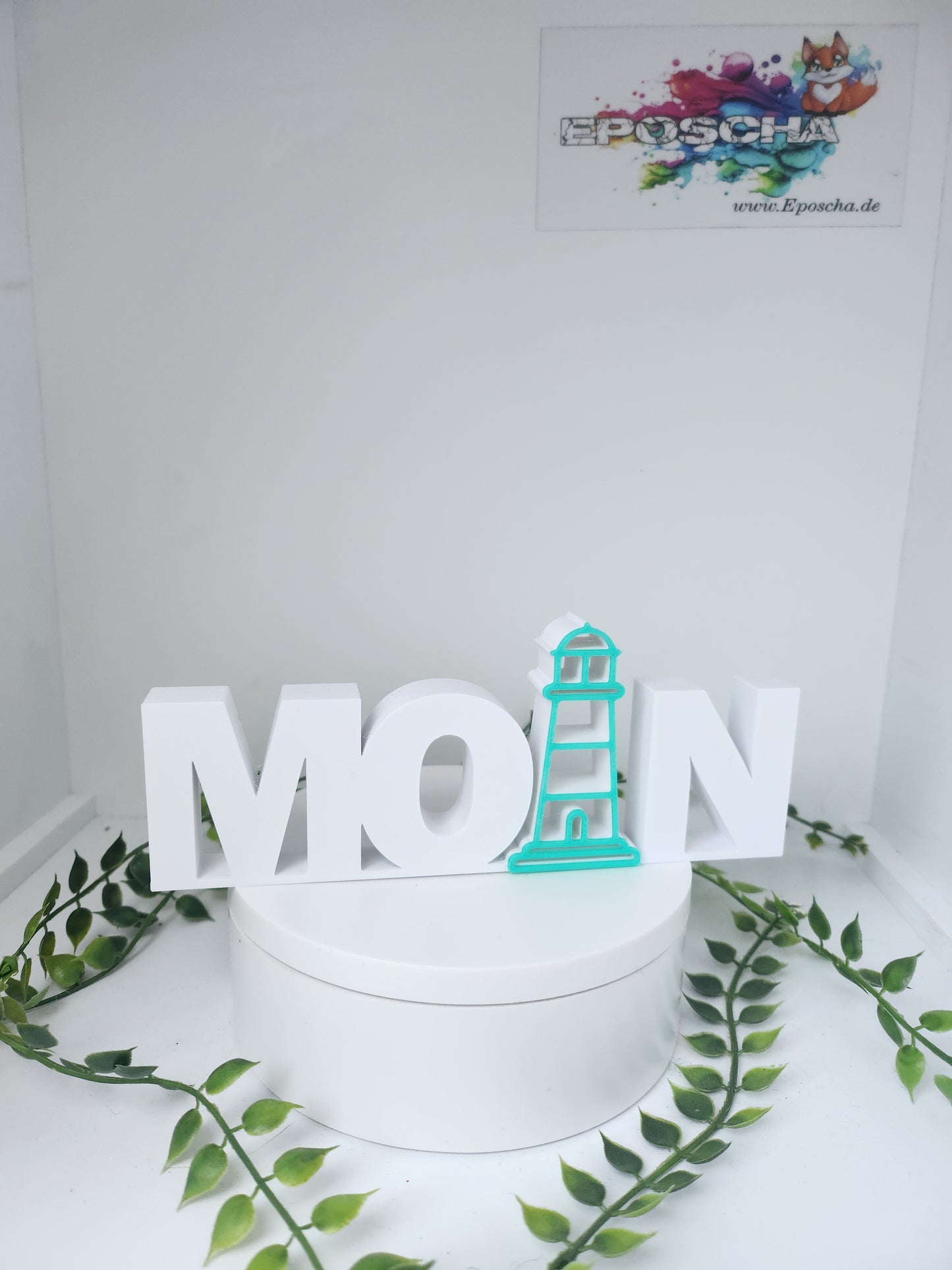 Moin Leuchtturm Aufsteller
