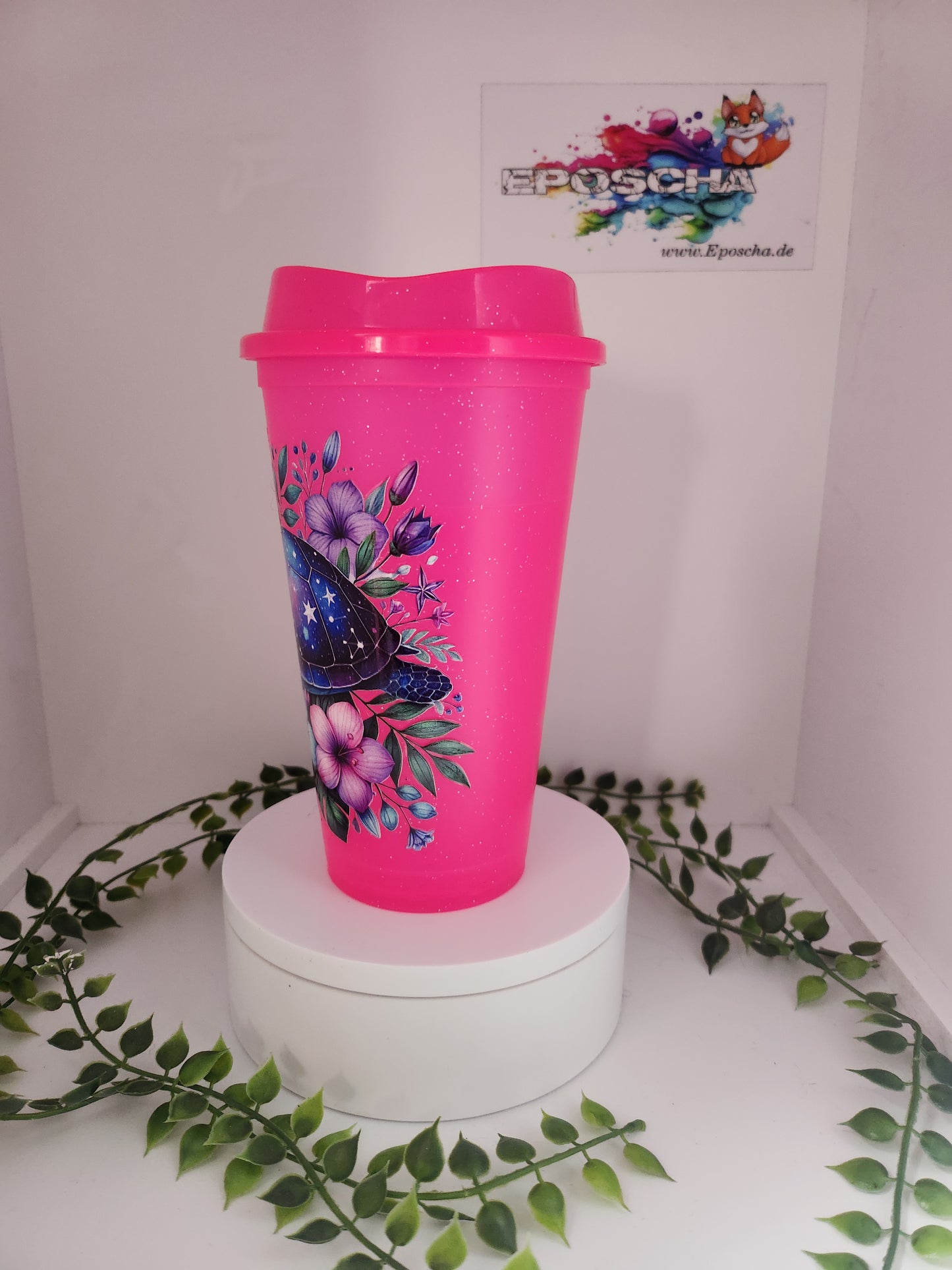 To go becher - pink - Schildkröte